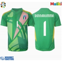 Italija Gianluigi Donnarumma #1 Golmanski Gostujuci Dres EP 2024 Kratak Rukav